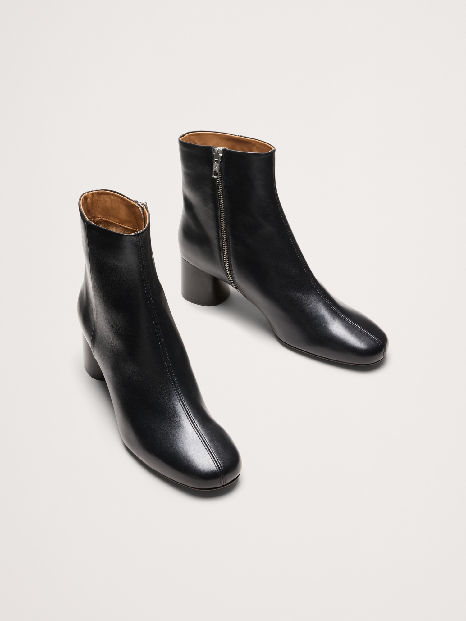 Italian Block-Heel Bootie