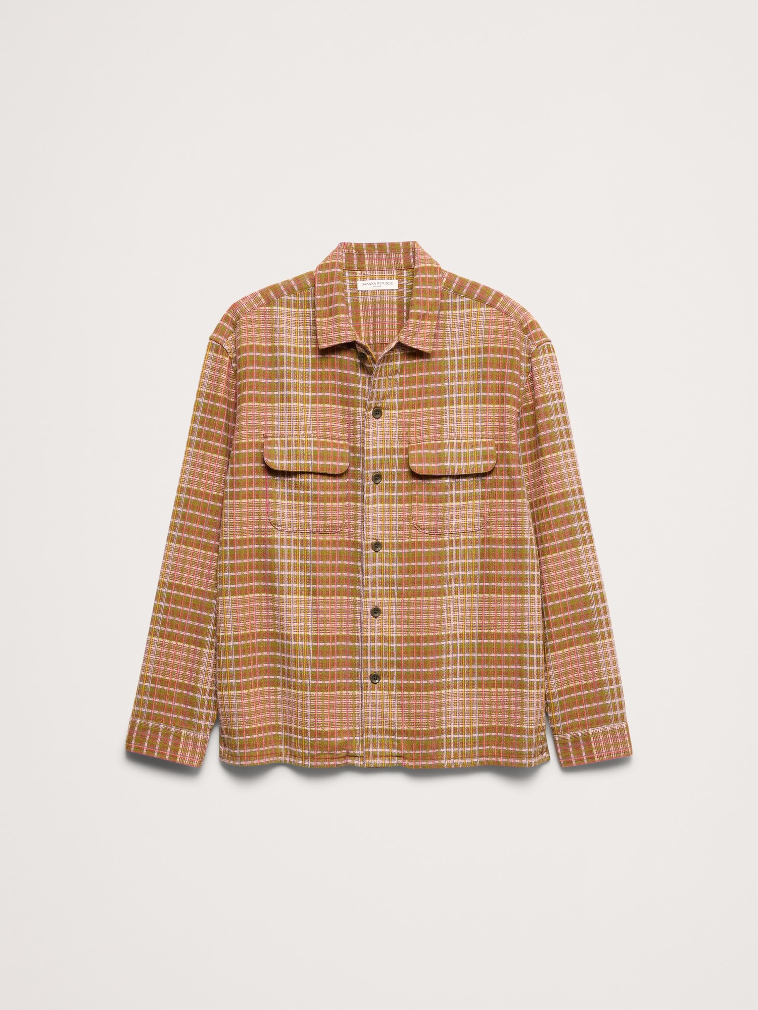 Relaxed-Fit Flannel Resort Shirt