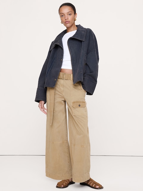 TRENCH COURT EN DENIM