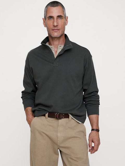 POLO LUXUEUX À DEMI-GLISSIÈRE