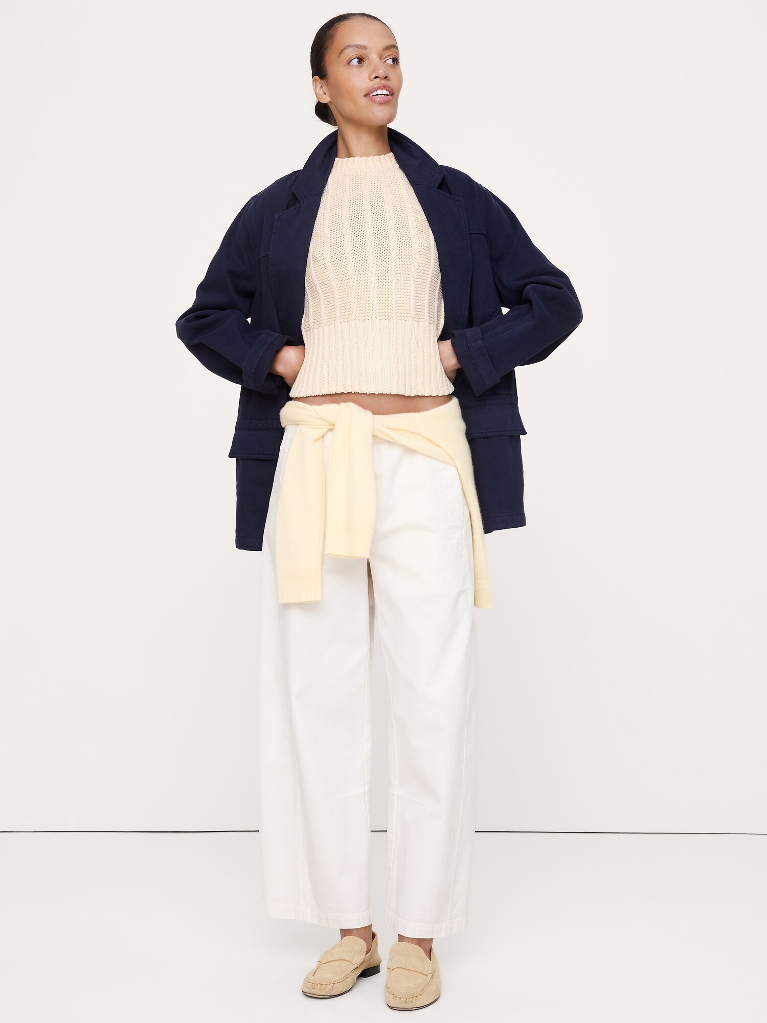 L'image numéro 3 présente Camisole en tricot de coton épais