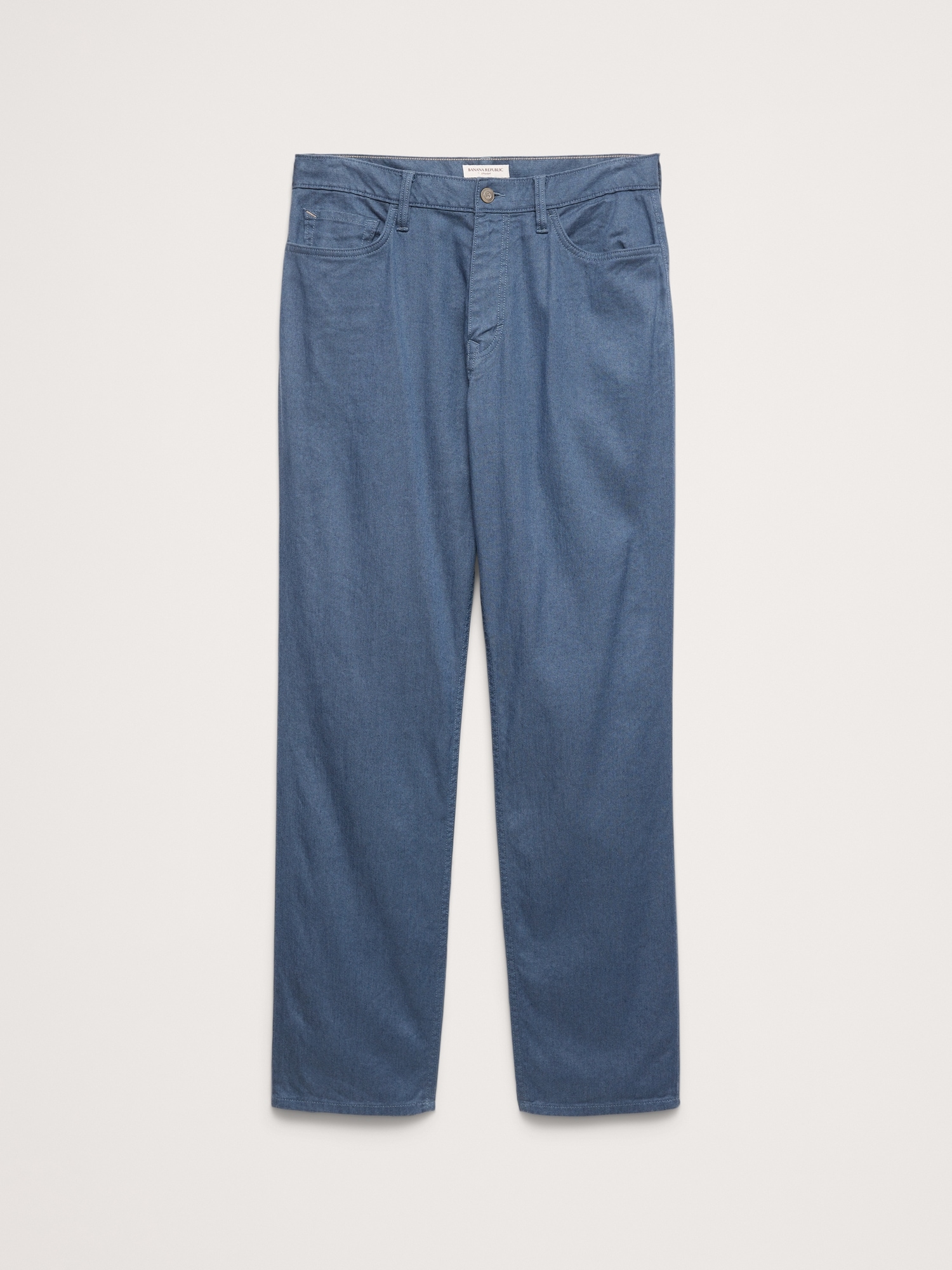 L'image numéro 7 présente Pantalon Voyageur droit en lin et coton
