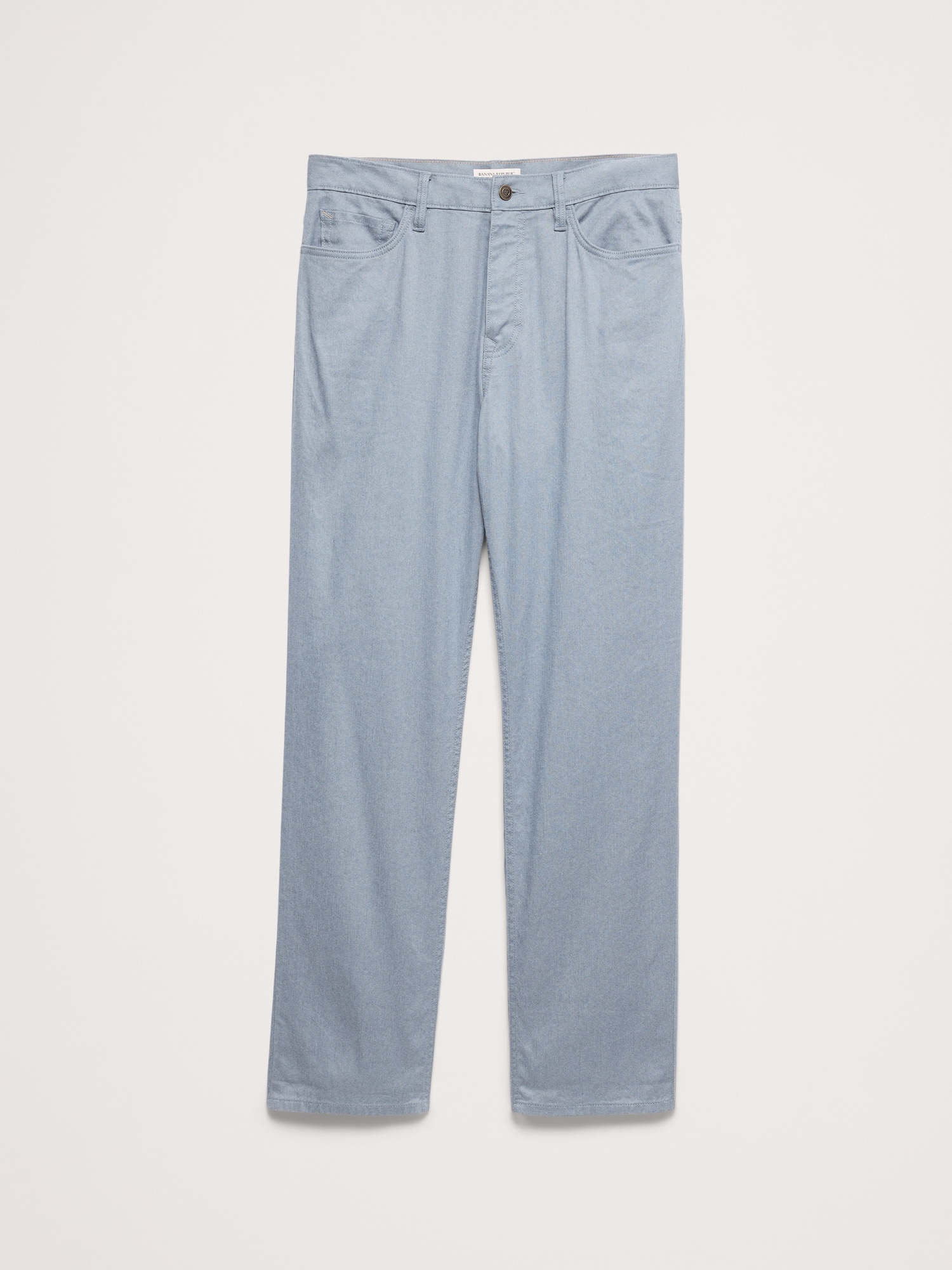 L'image numéro 4 présente Pantalon Voyageur droit en lin et coton