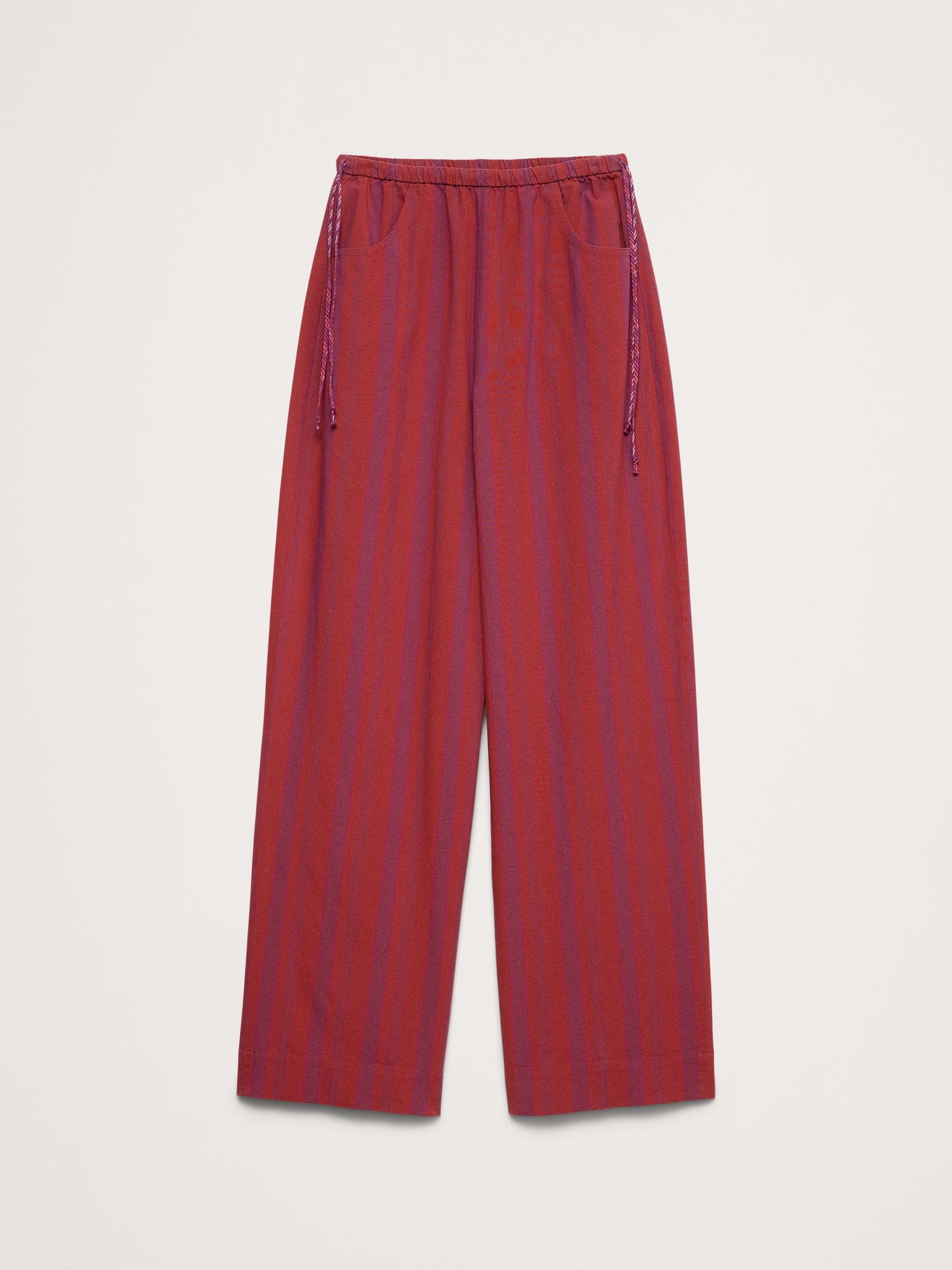 Image number 8 showing, Cotton Pull-On Side-Tie Pant