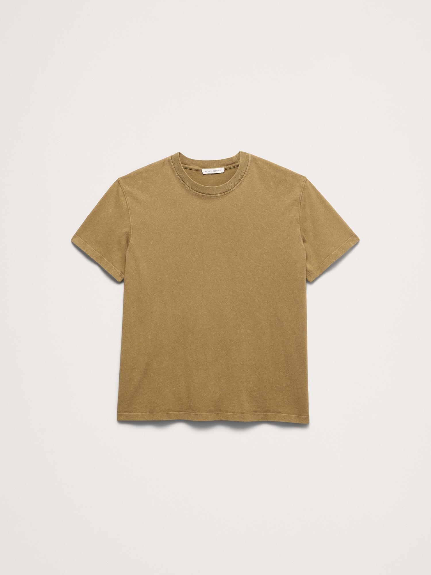 Midweight Cotton Slub Crew-Neck T-Shirt