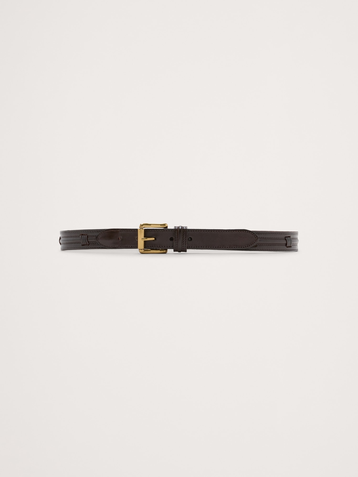 Stitched Leather Belt