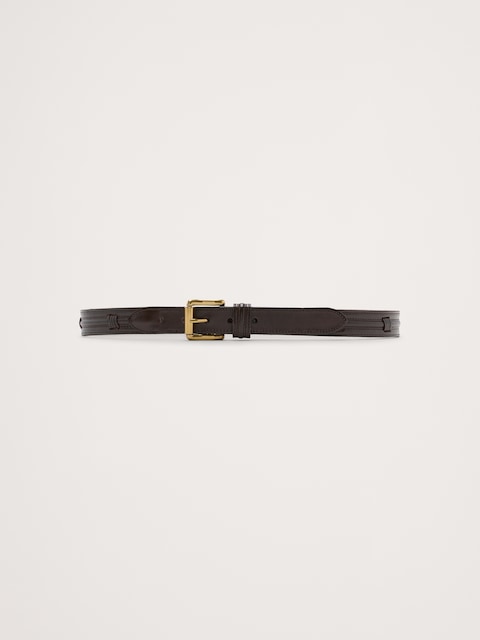 Stitched Leather Belt