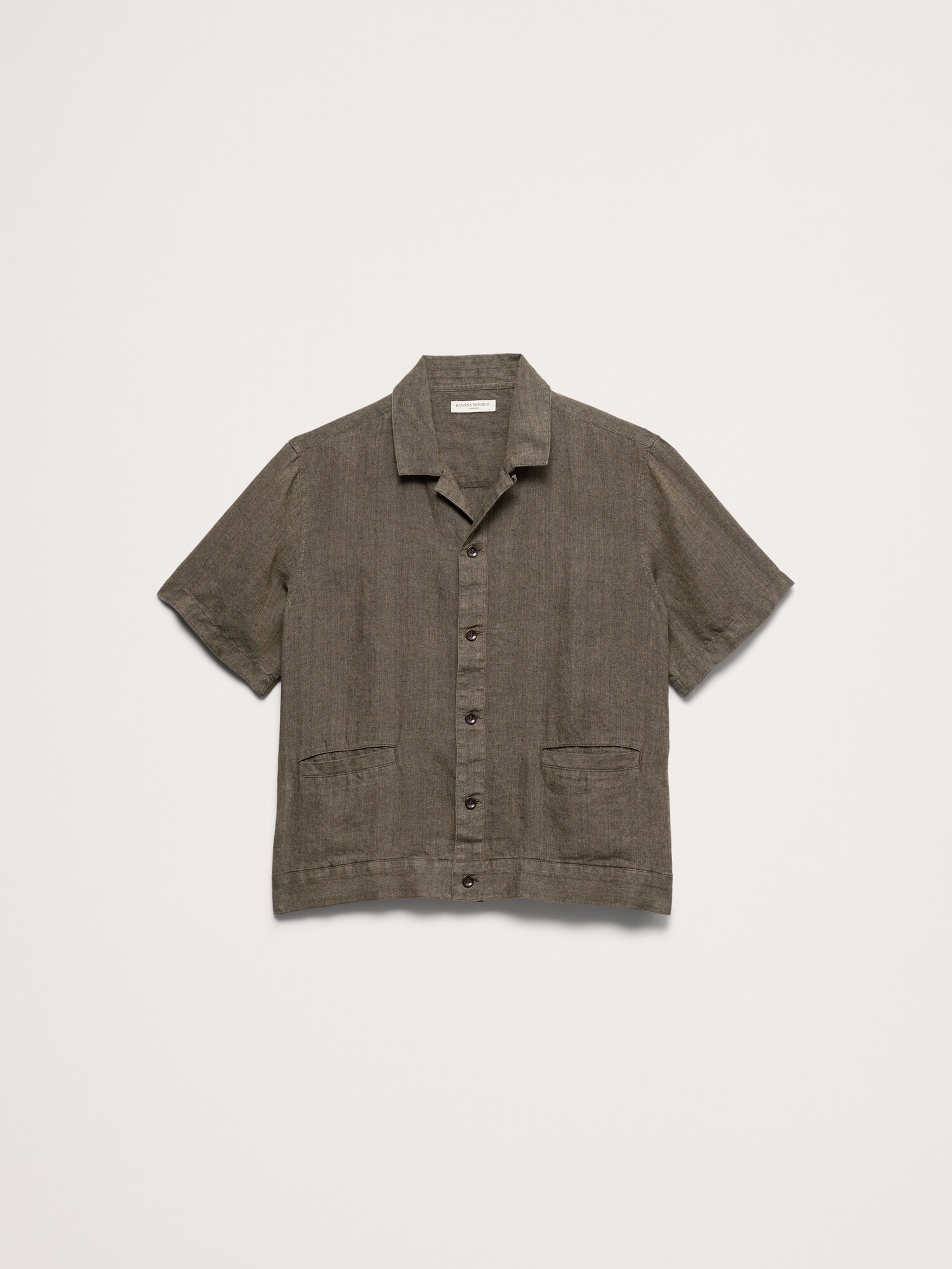 Image number 4 showing, Standard-Fit Linen Resort Shirt