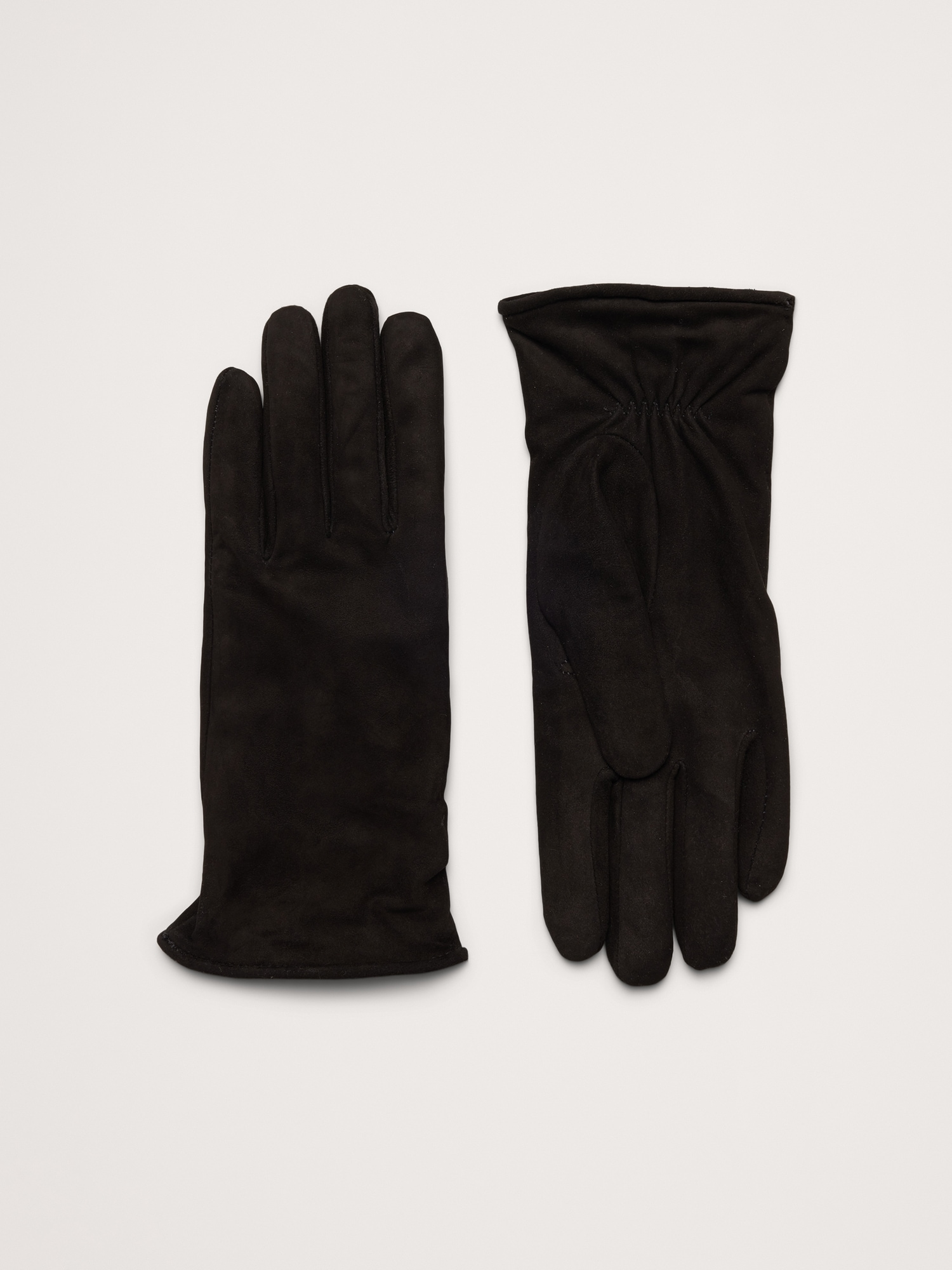 Italian Suede Cashmere-Lined Gloves