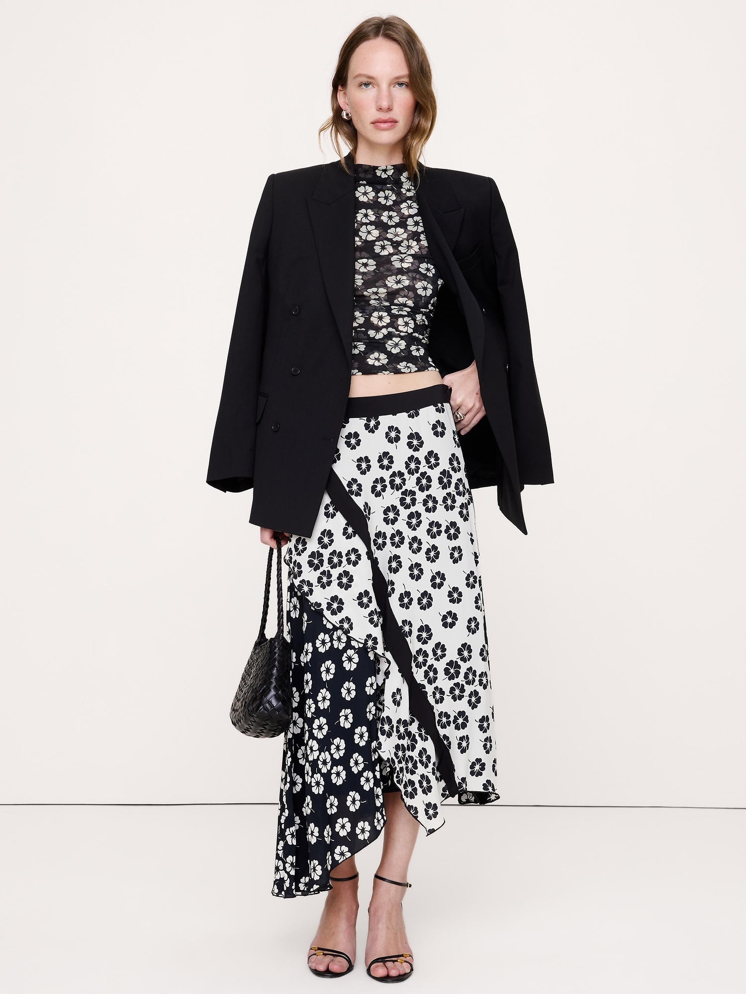 Image number 3 showing, Mesh Mock-Neck Top