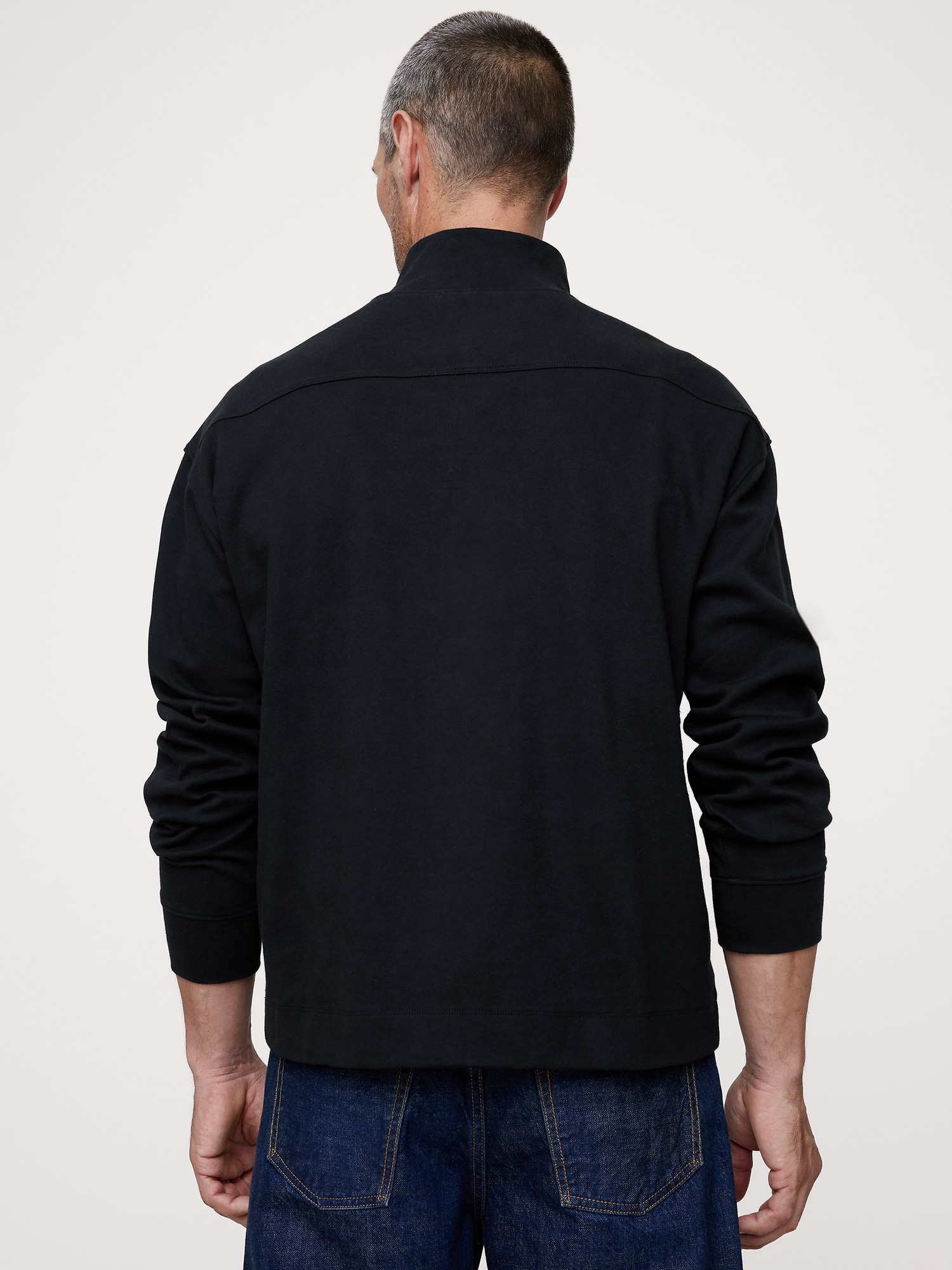 Luxury-Touch Half-Zip Pullover