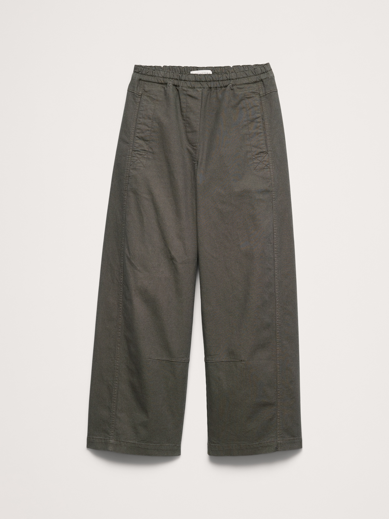 L'image numéro 4 présente Pantalon de peintre décontracté à taille mi-basse extensible