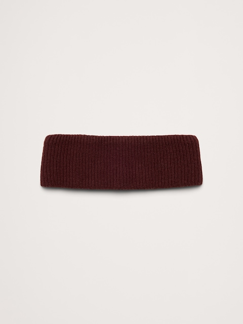 BANDEAU EN LAINE MÉRINOS ET COTON
