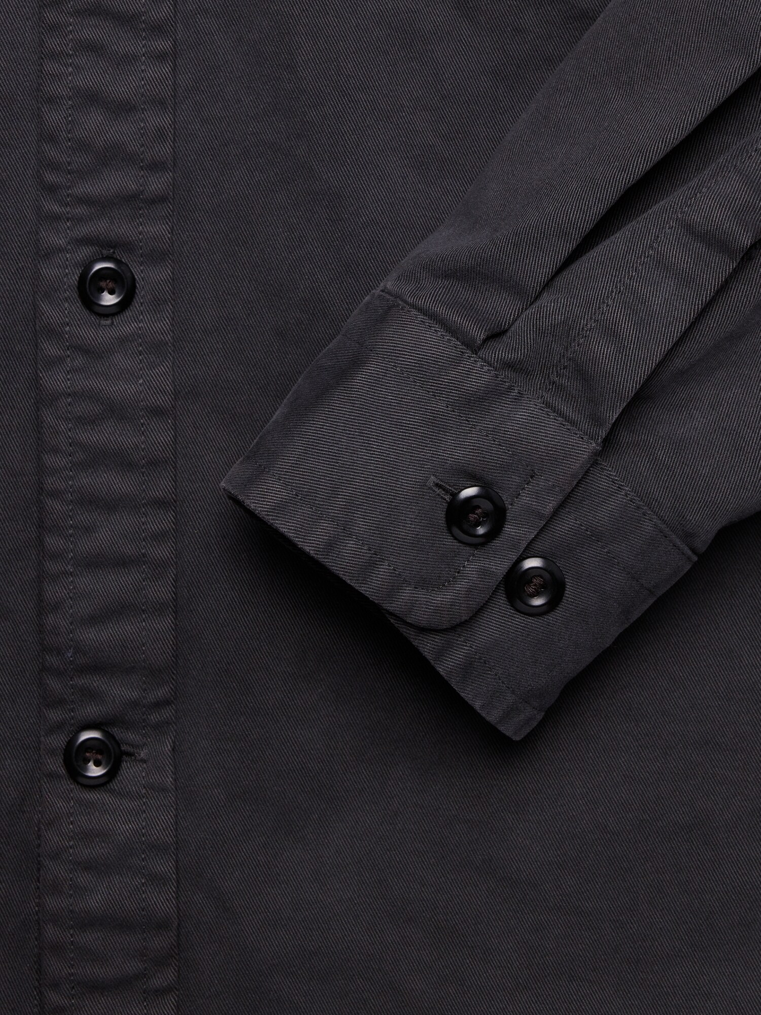 L'image numéro 6 présente Veste-chemise en sergé de coton
