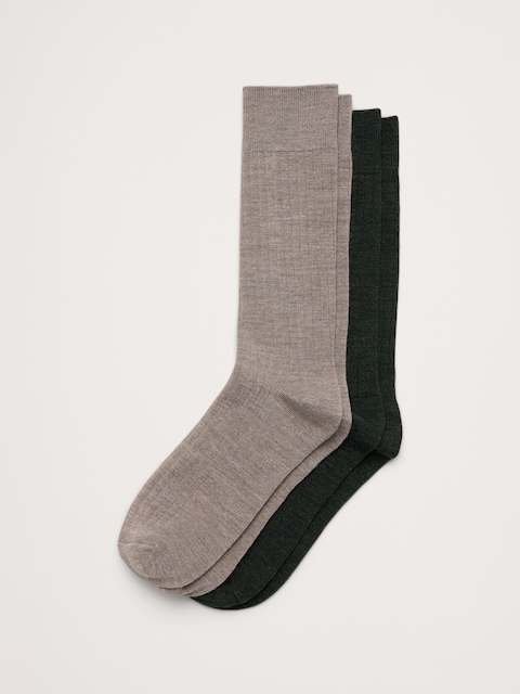 Breathe Merino-Blend Socks 2-Pack