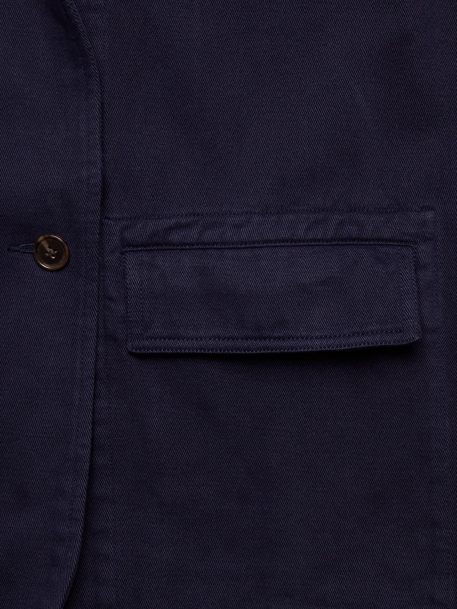 Cotton-Linen Utility Blazer