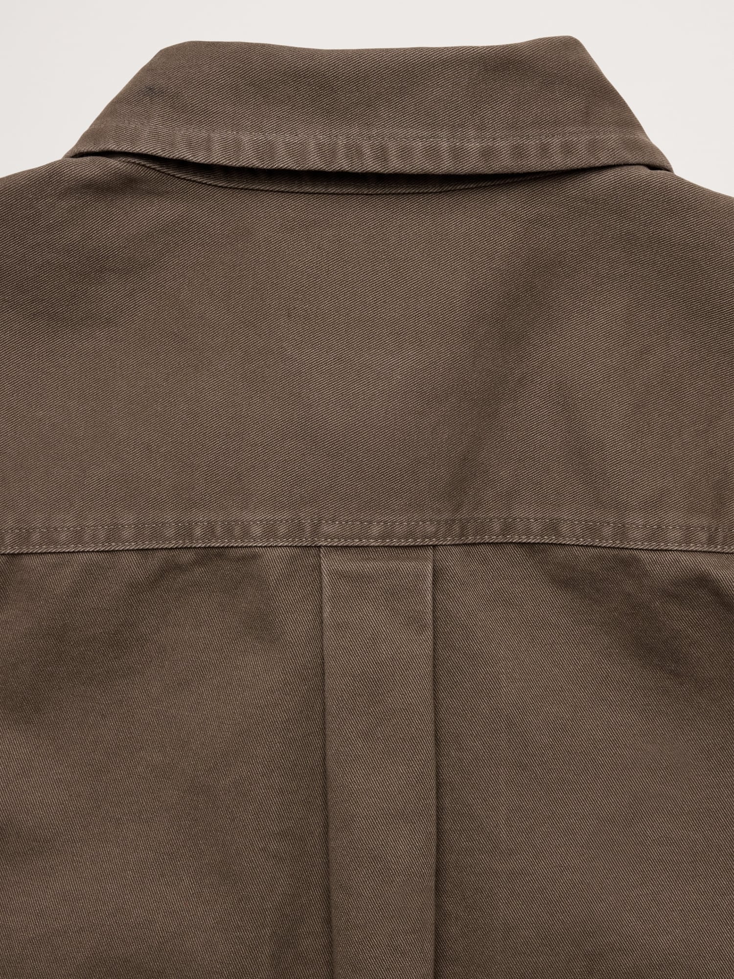 L'image numéro 7 présente Veste-chemise en sergé de coton