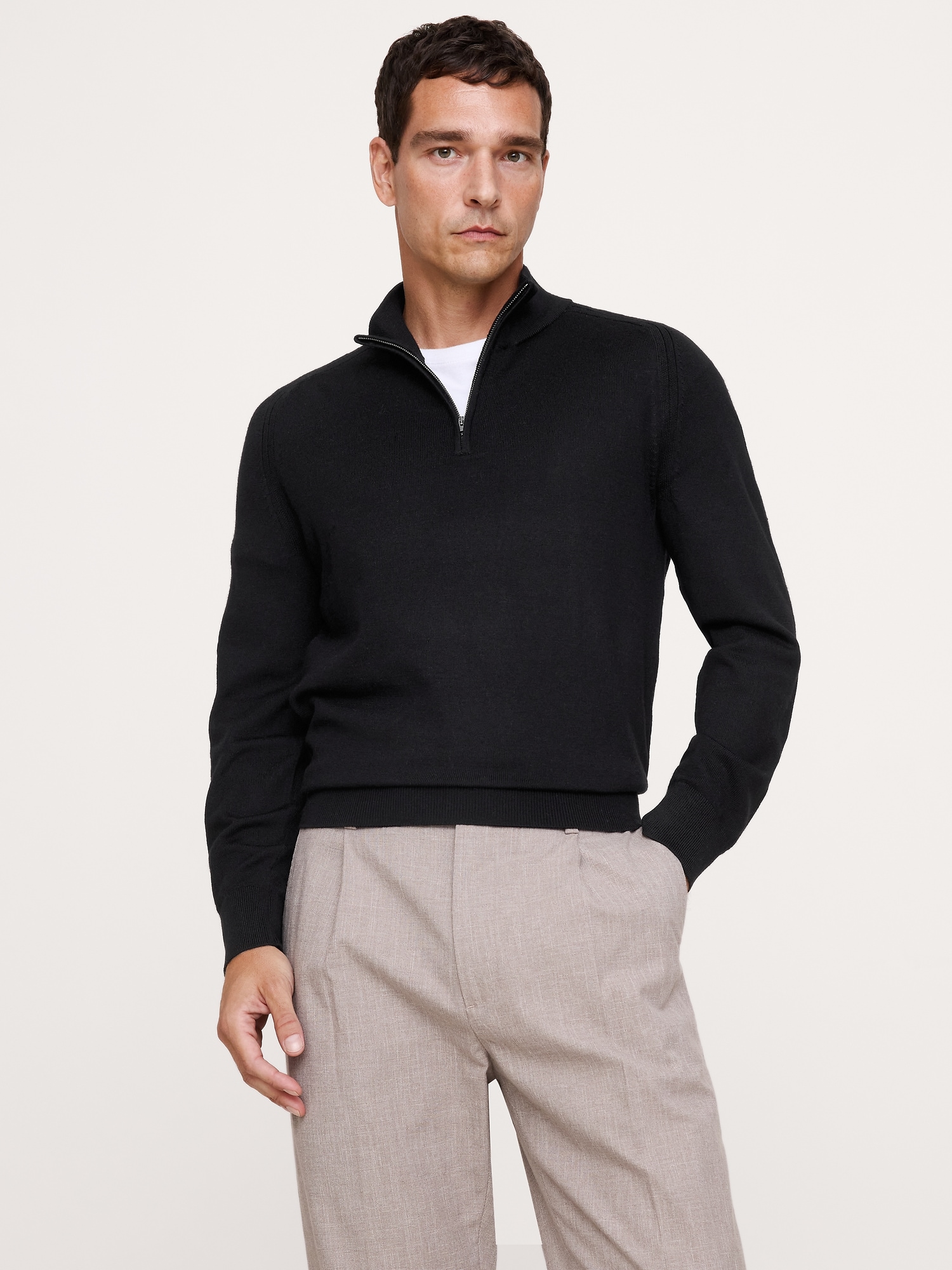 Merino Half-Zip Sweater
