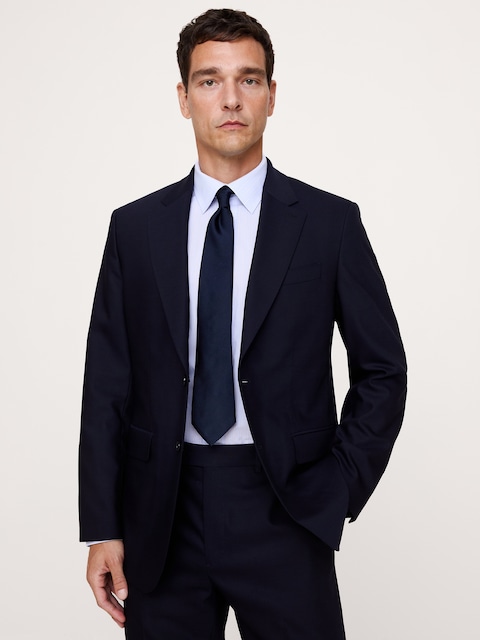 VESTE DE COMPLET EN LAINE ITALIENNE BARATHÉA À COUPE AJUSTÉE RAFFINÉE