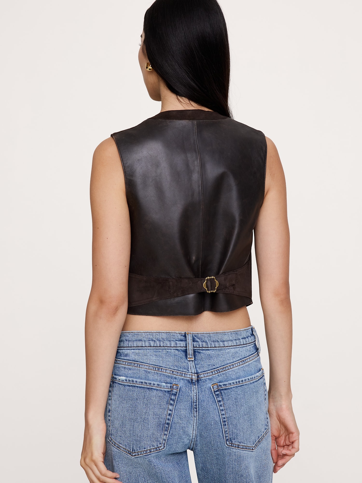 Suede Pocket Vest