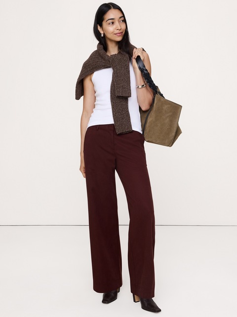 LE PANTALON À JAMBE LARGE DE TOUS LES JOURS