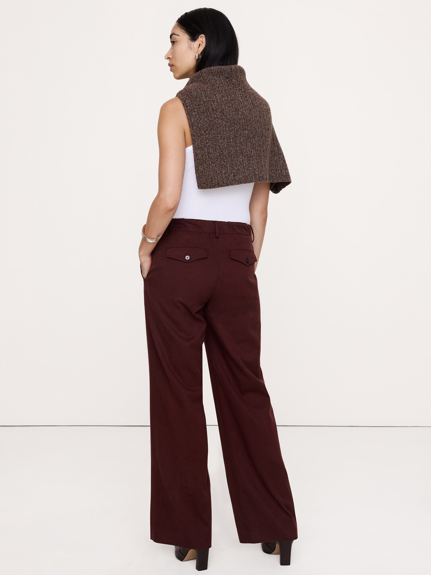 L'image numéro 2 présente Le pantalon à jambe large de tous les jours