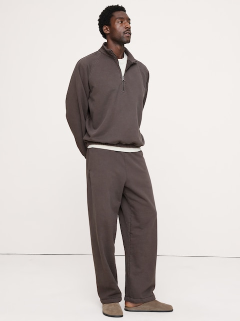 PANTALON DÉCONTRACTÉ EN MOLLETON BOUCLETTE