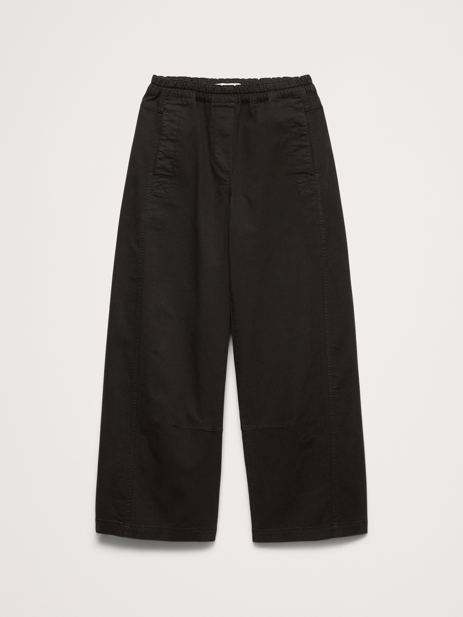 Image number 4 showing, Mid-Rise Relaxed Painter Pull-On Pant