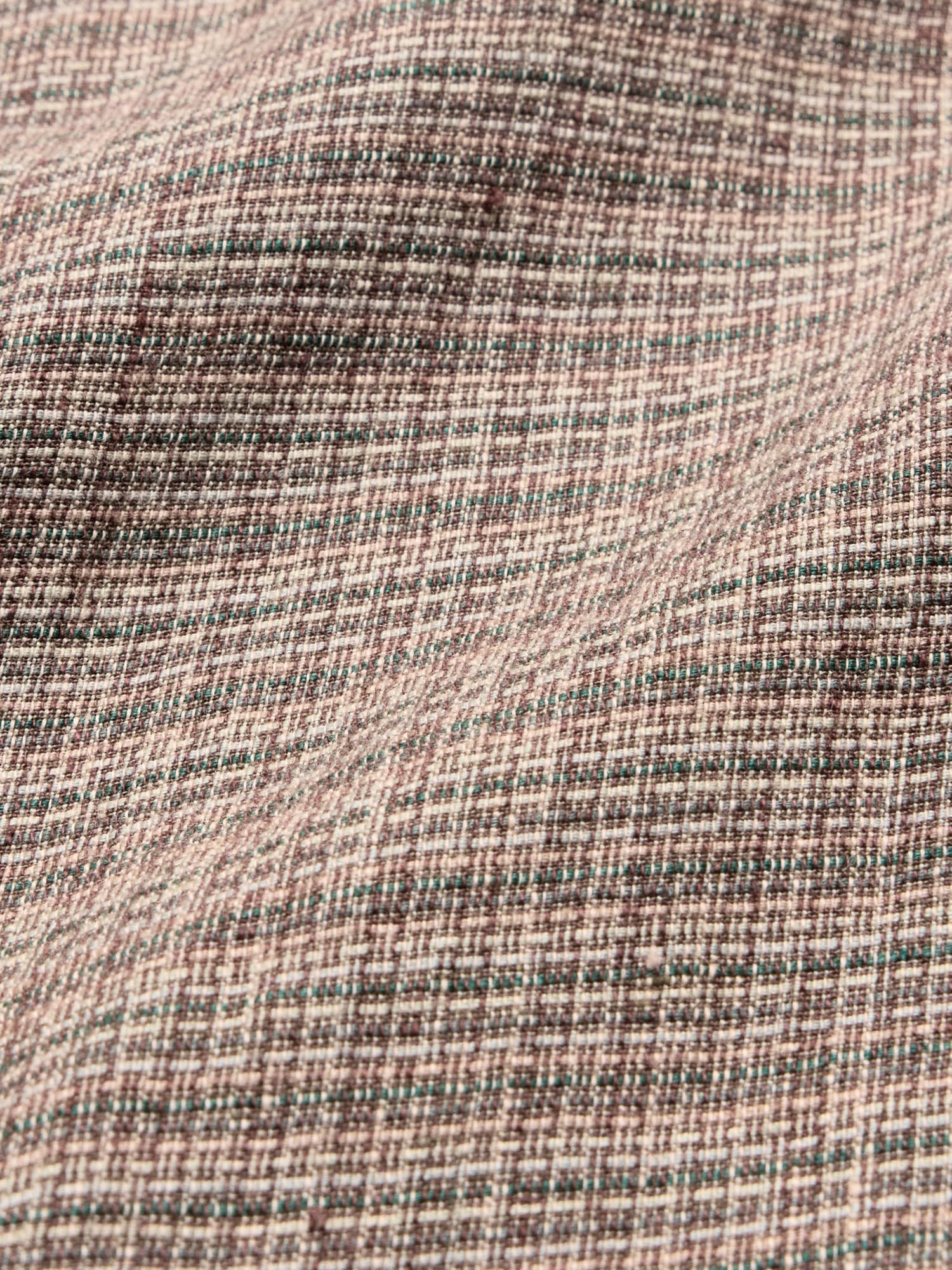 L'image numéro 6 présente Chemise de coupe standard en mélange de lin et coton texturé