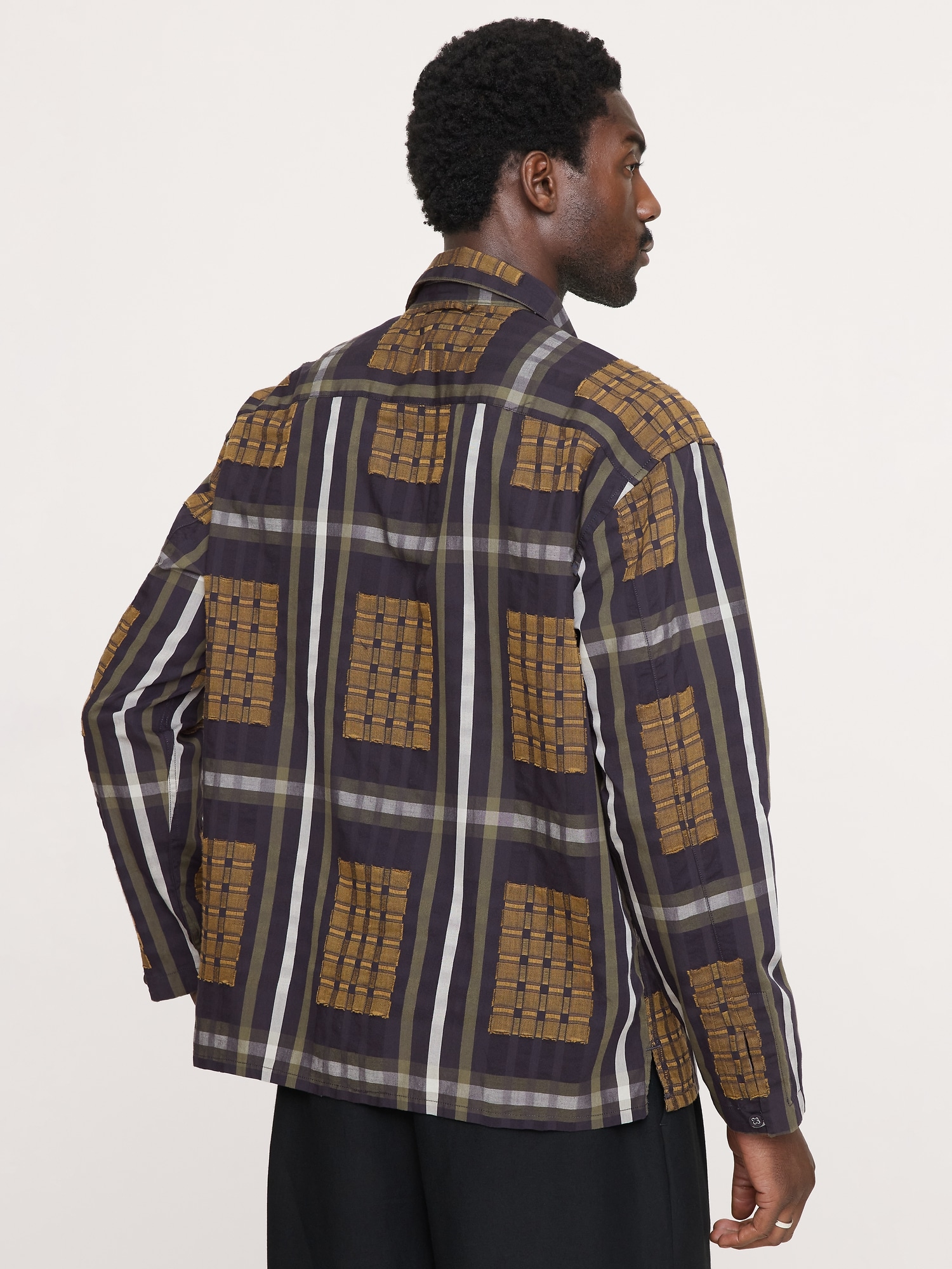 Relaxed-Fit Textured Cotton Shirt
