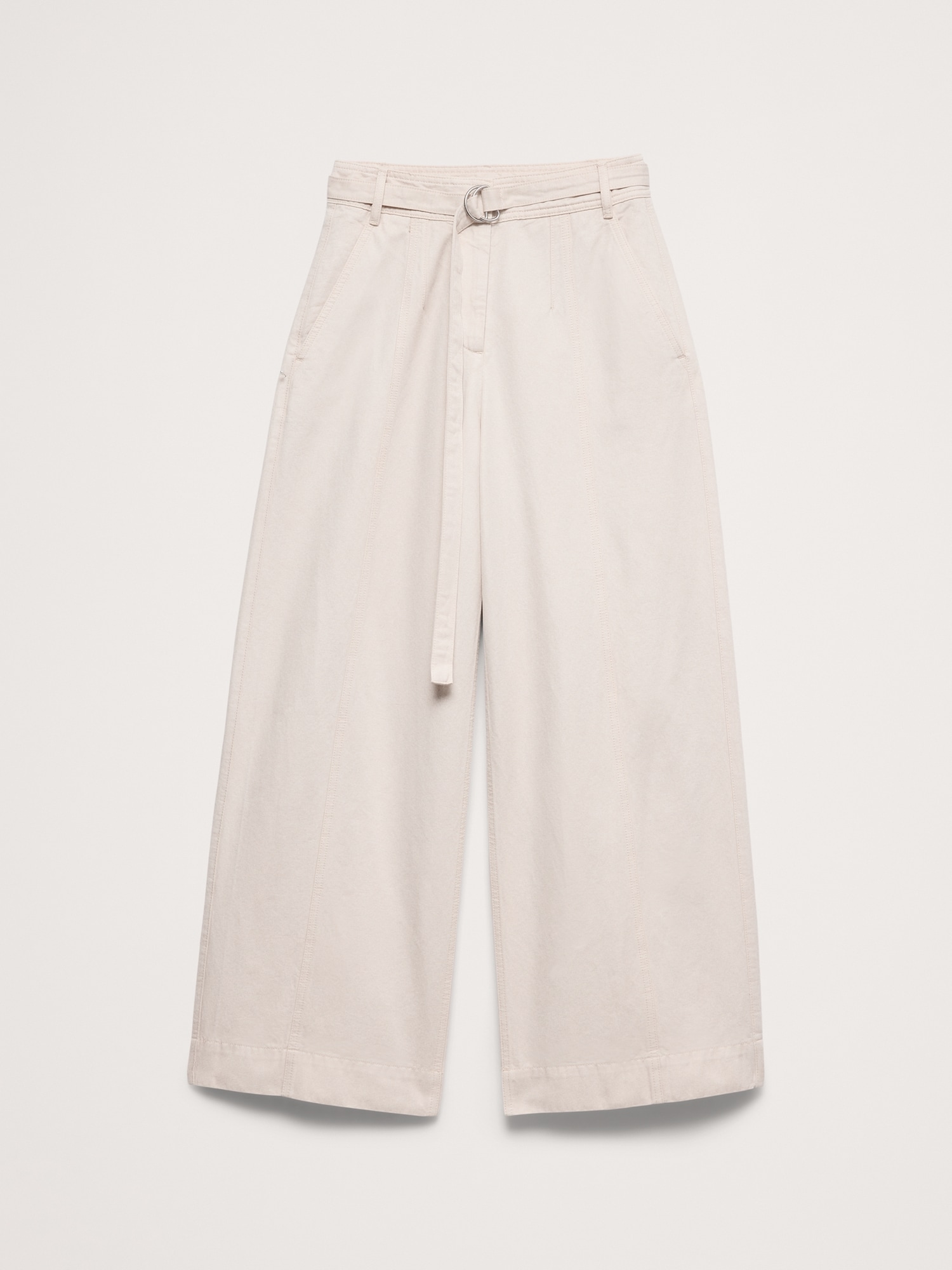 Image number 4 showing, High-Rise Wide-Leg Utility Pant