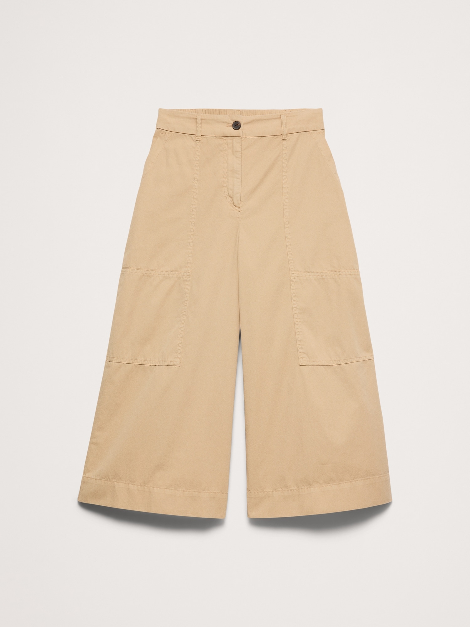 L'image numéro 8 présente Pantalon gaucho en sergé de coton