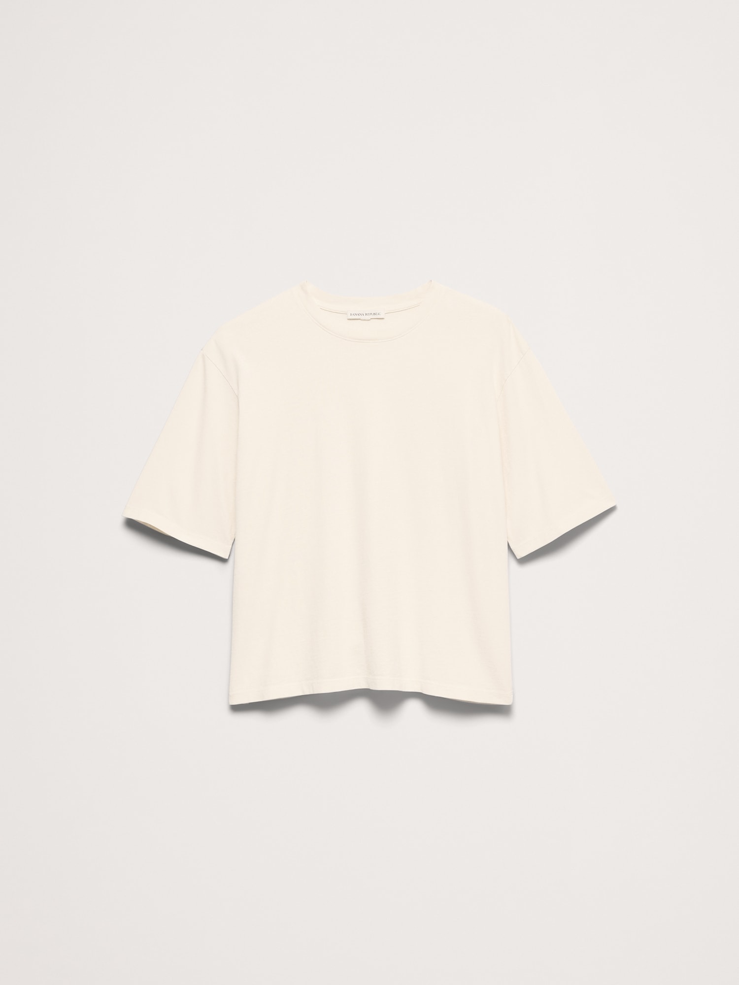 L'image numéro 4 présente T-shirt décontracté en coton rétro