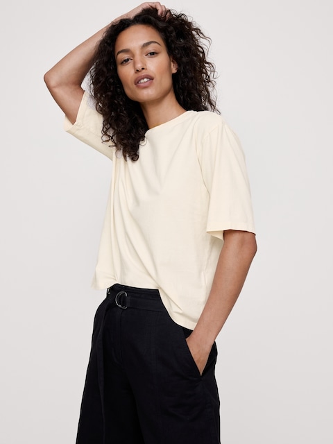 T-SHIRT DÉCONTRACTÉ EN COTON RÉTRO