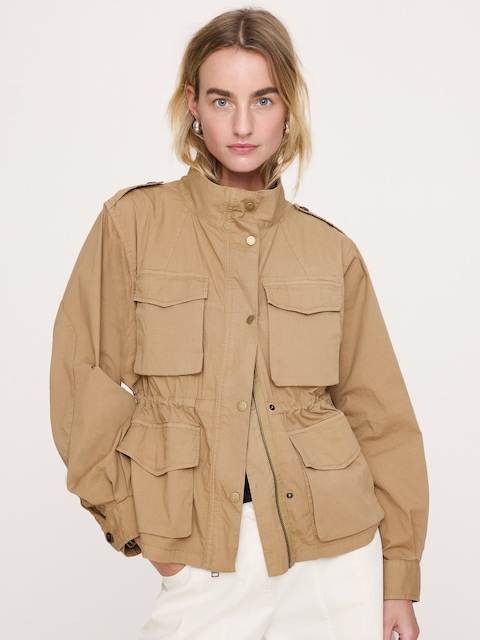 BLOUSON D'AVIATEUR EN COTON INDÉCHIRABLE