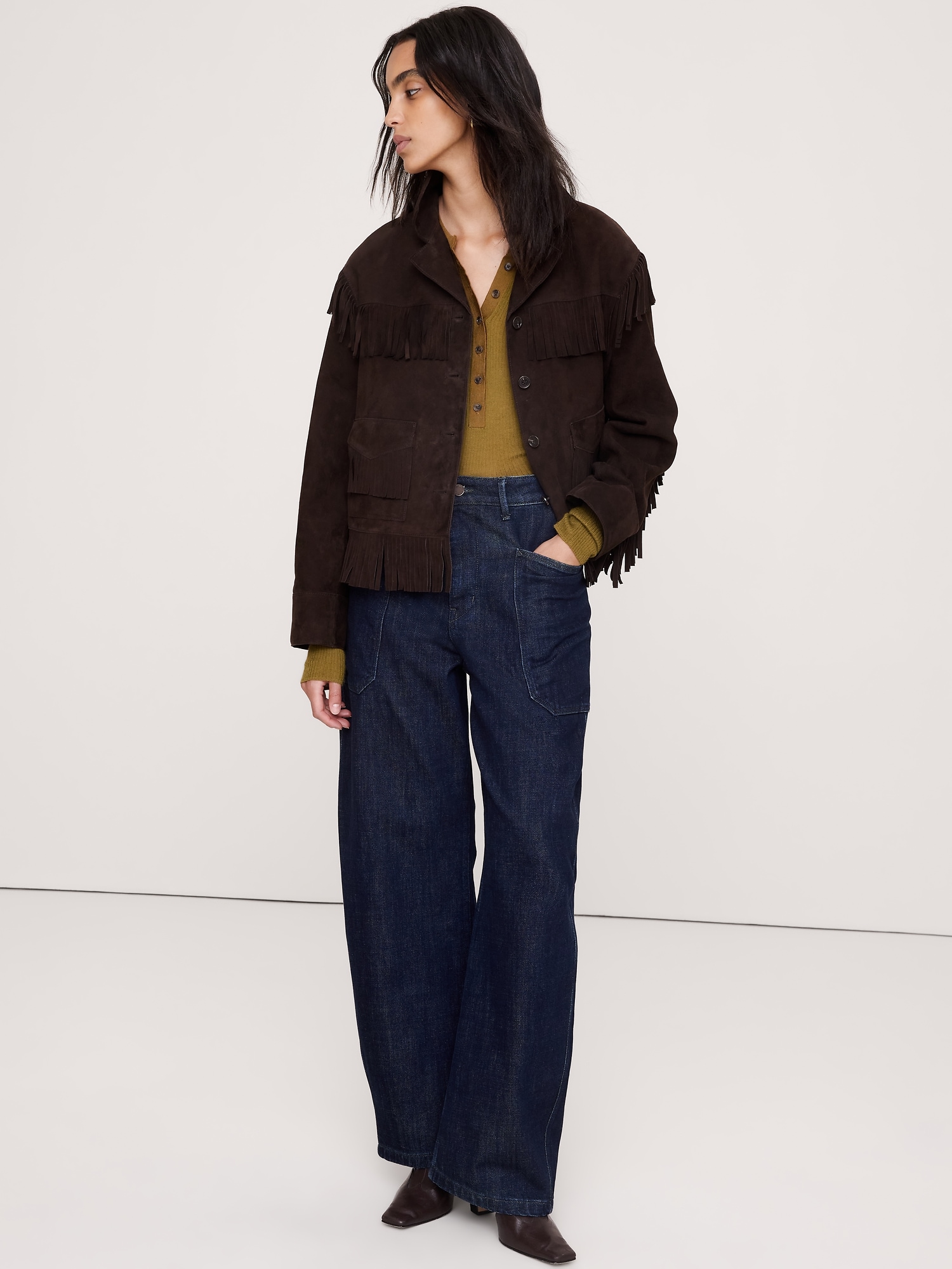 Heritage Suede Fringe Jacket