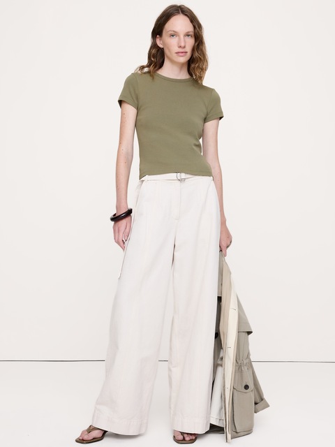 T-SHIRT MINIMALISTE EN COTON POUR BÉBÉ