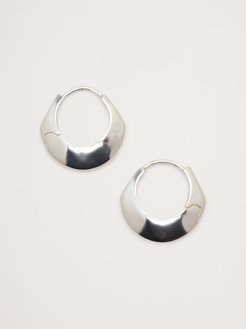 ANNEAUX D'OREILLES À TEXTURE MARTELÉE