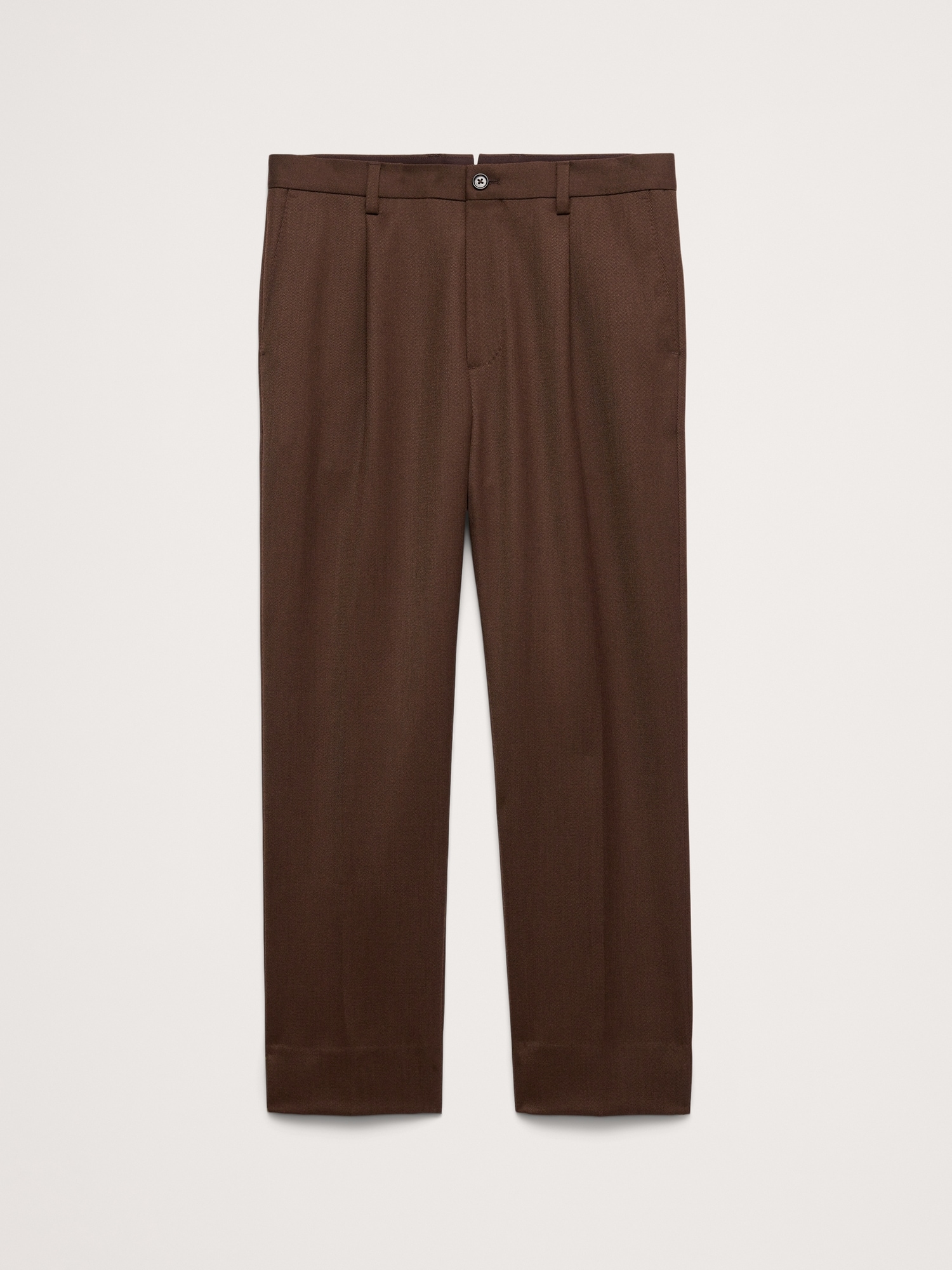 Classic Tapered Twill Dress Pant