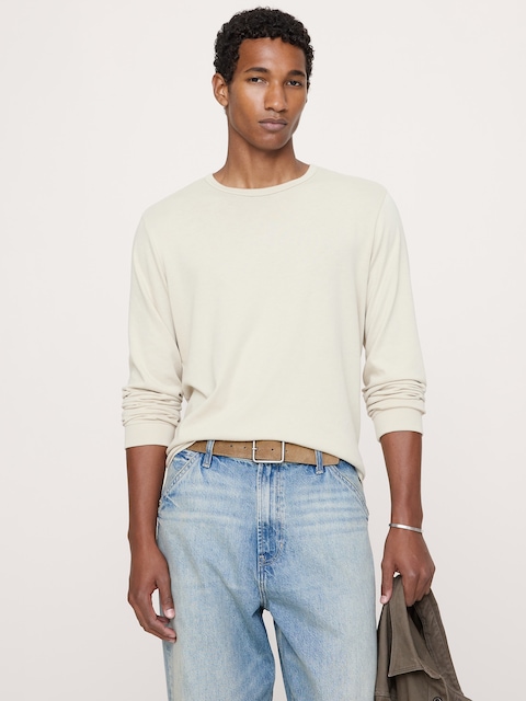Cotton Jersey Long-Sleeve T-Shirt