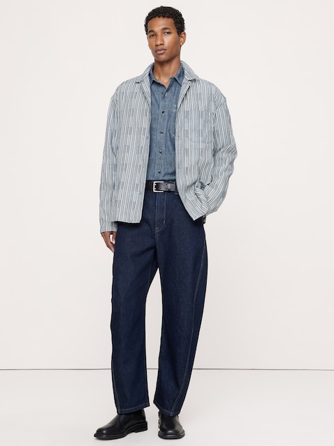 CHEMISE DÉCONTRACTÉE EN FLANELLE TEXTURÉE