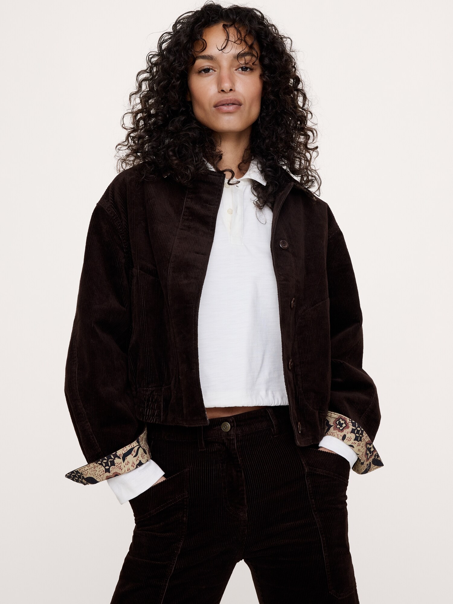 Corduroy Bomber Jacket