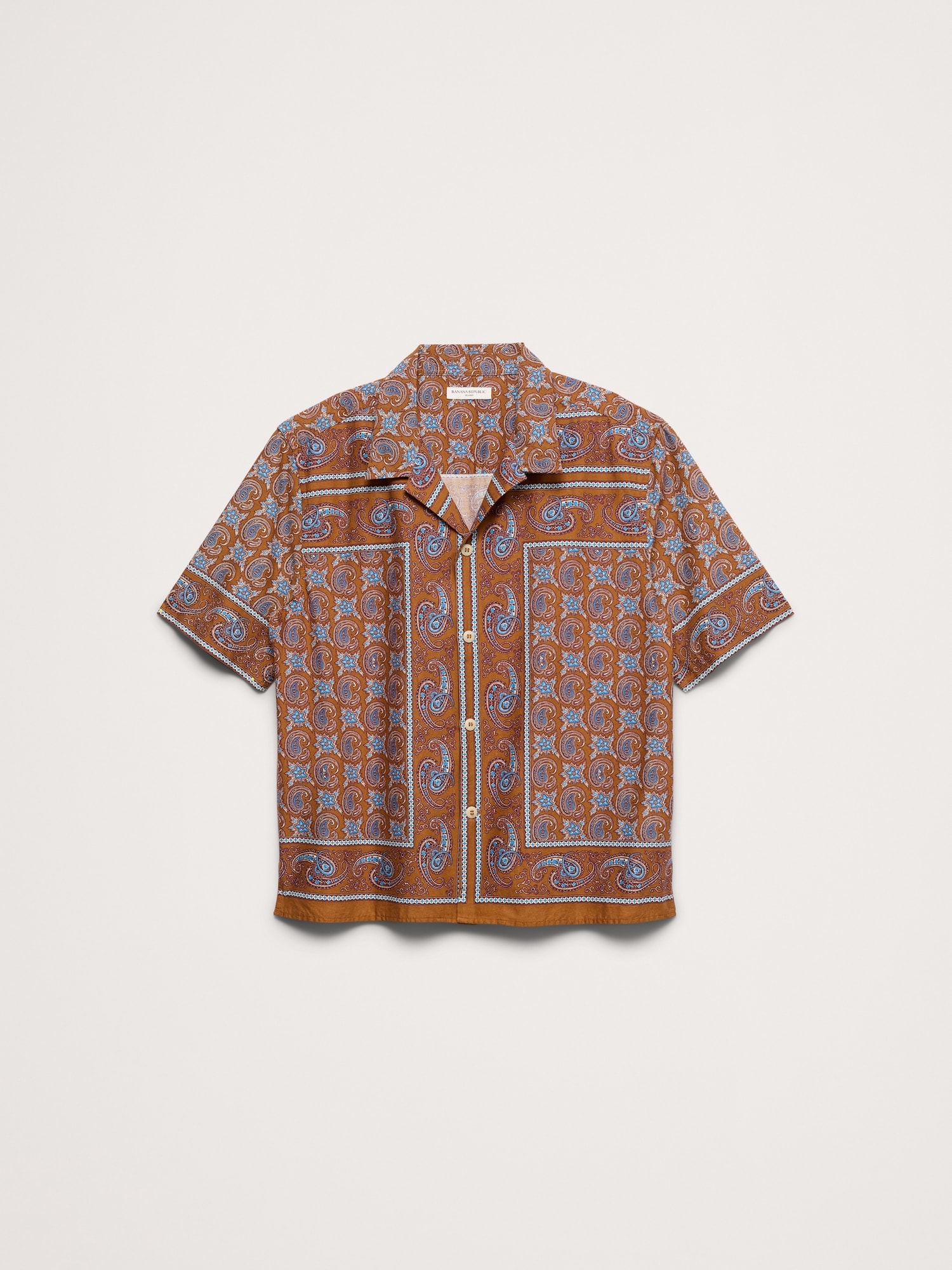 Relaxed-Fit Cotton Poplin Resort Shirt