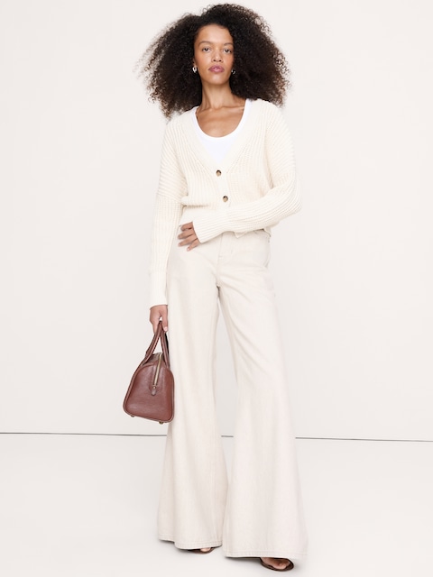 CARDIGAN EN COTON ÉPAIS