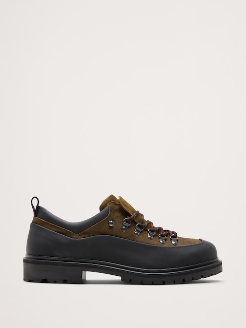 Italian Suede-Leather Hiking Shoe