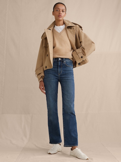 High-Rise Kick-Flare Jean