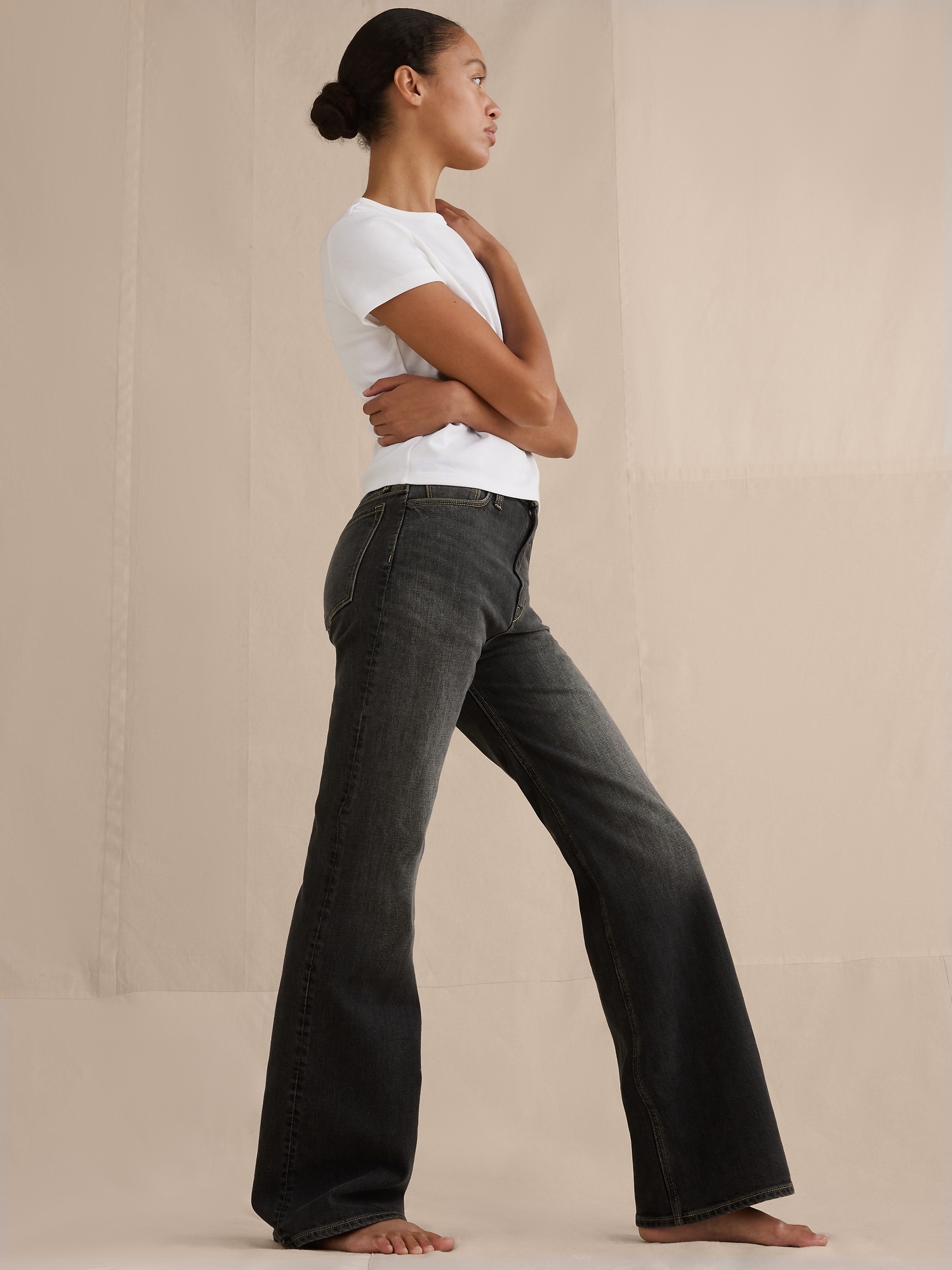 Ultra High-Rise Flare Jean