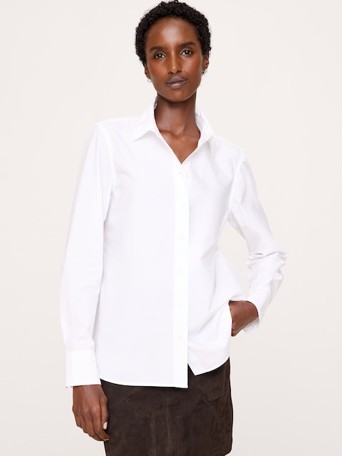 LA CHEMISE DE TOUS LES JOURS EN POPELINE DE COTON