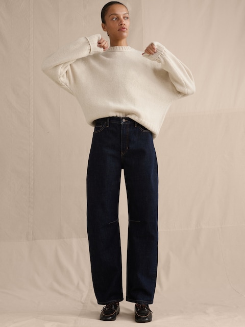 JEAN COURT COUPE BARIL TAILLE MI-BASSE