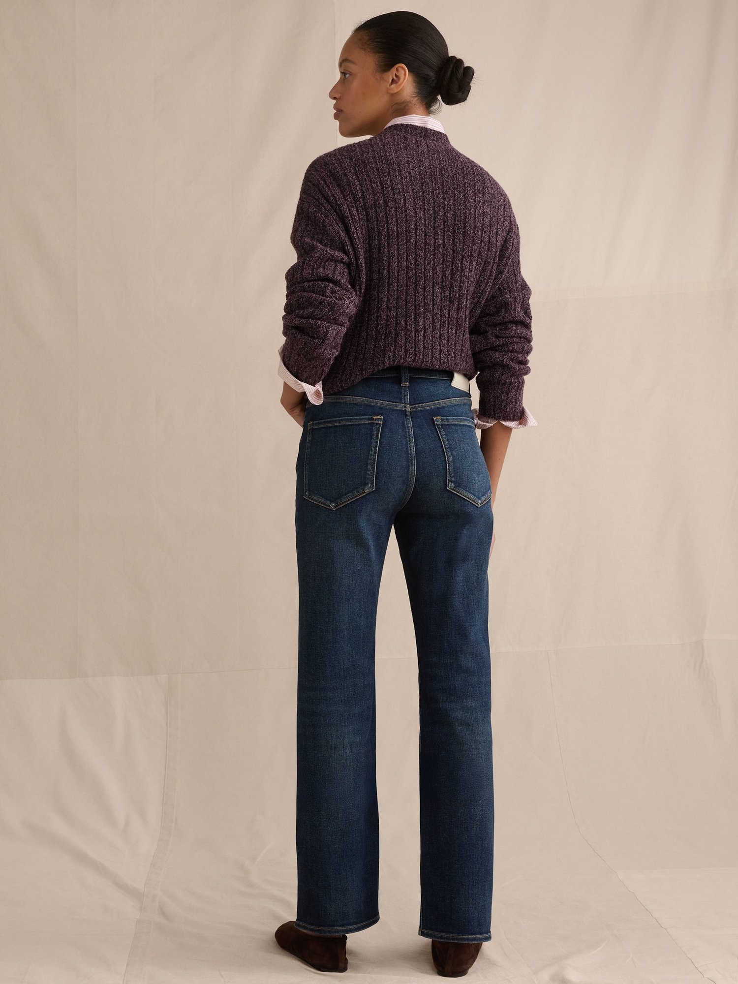 High-Rise Kick-Flare Jean